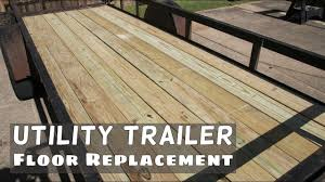 Wood Trailer Floor Replacment